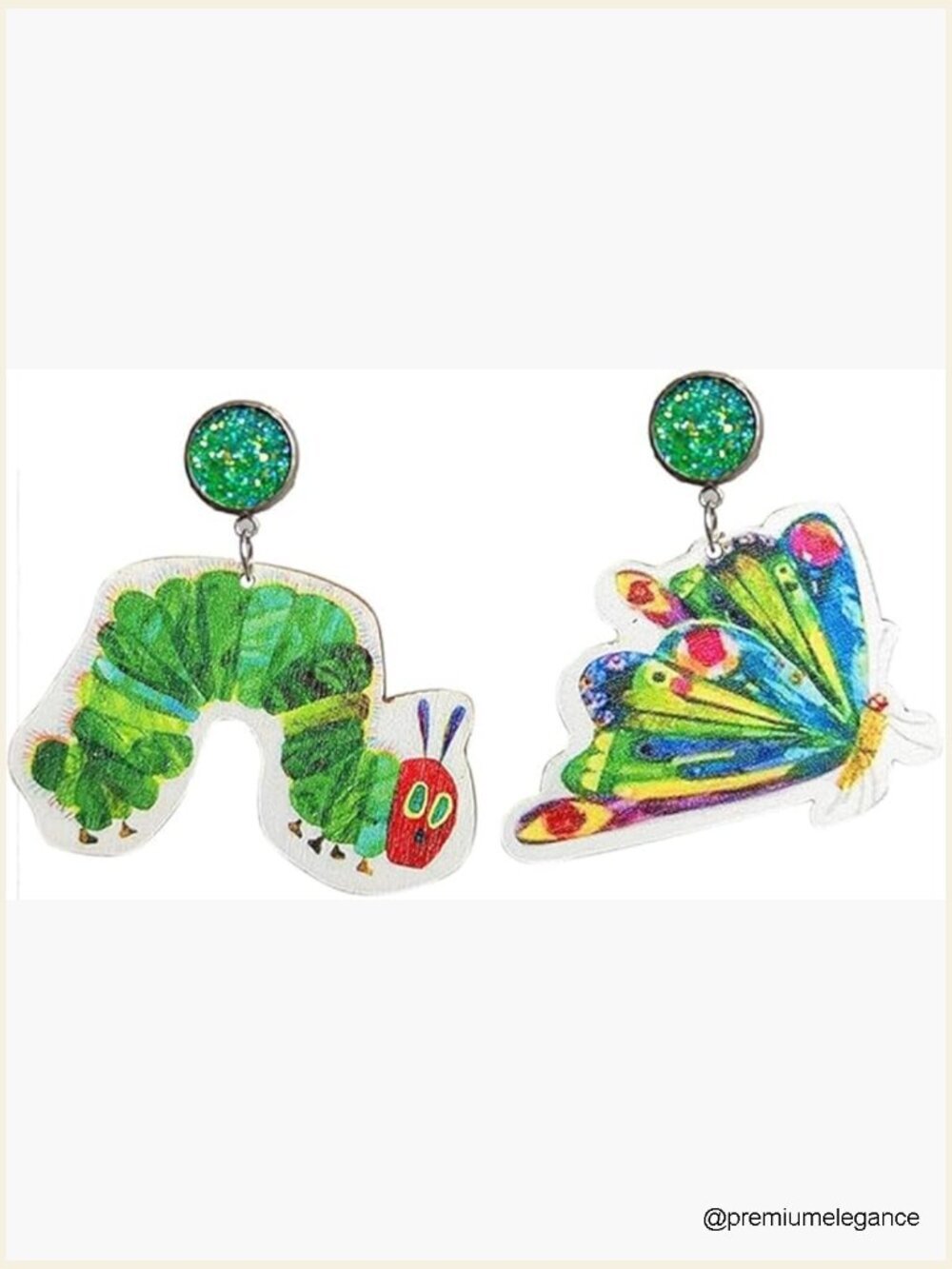 Wood Dangle Earrings Mushroom Frog Cute Funny Women